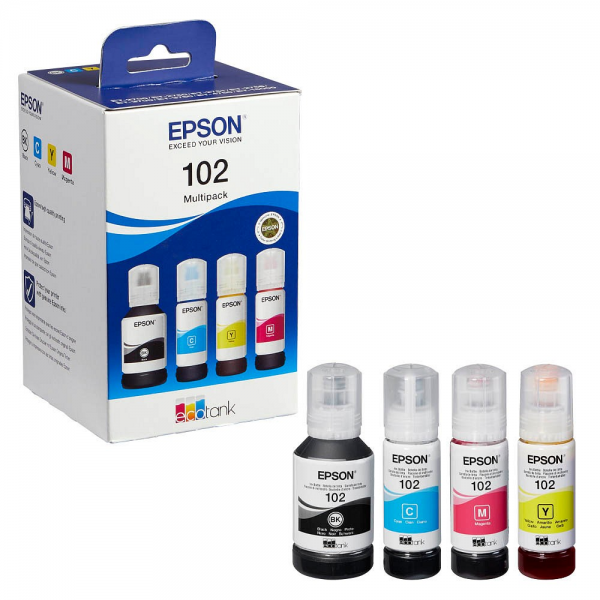 Epson T03R640 Multipack 102 für EcoTank ET-2700 ET-2750 ET-3700 ET-3750 ET-4750