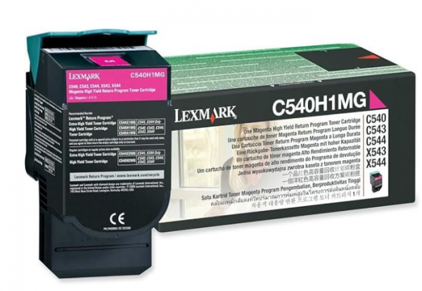 Lexmark C540H1MG Toner Magenta C540 C543 C544 X544 X546