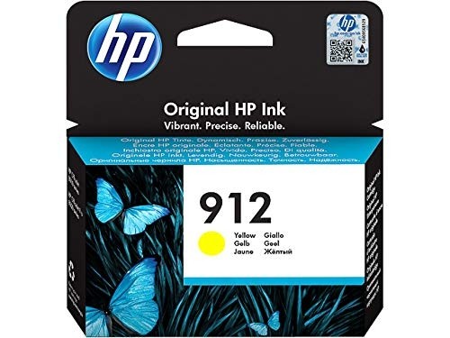 HP 912 Tintenpatrone gelb 3YL79AE für OfficeJet 8012 8014 8015 Officejet Pro 8022 8024 8025 8035