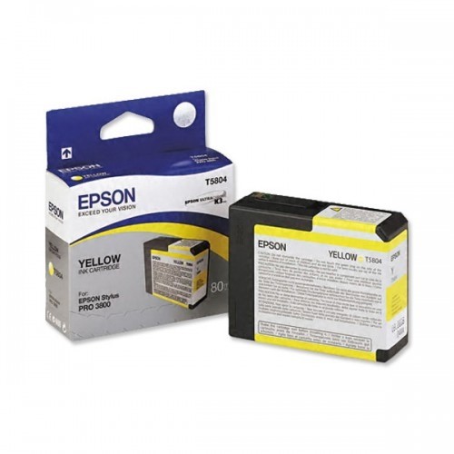 Epson Tintenpatrone T5804 Yellow für Pro 3800