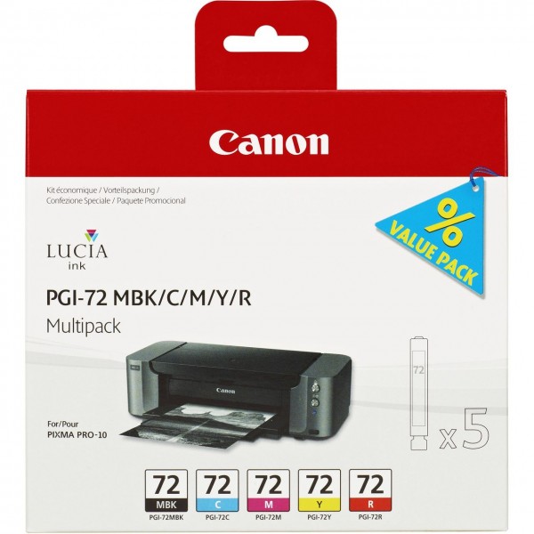 Canon Tintenpatronen PGI-72 Multipack 6402B009 Pixma Pro-10