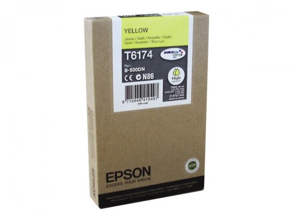 Epson T6174 Tinte Yellow hohe Kapazität 100ml Epson B-500DN Epson B-510DN C13T617400