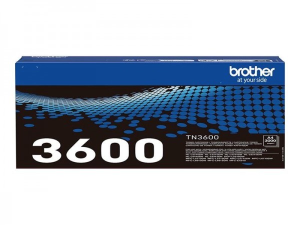 Brother TN-3600 Toner Black Brother DCP-L5510 HL-L5210 HL-L5215 HL-L6210 HL-L6410 MFC-L6710 L6910