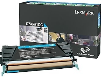 Lexmark C736H1CG Toner Cyan Lexmark C736dn C736dtn C736N X736de X738de X738dte
