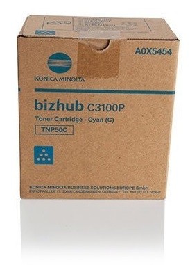 Konica Minolta Toner cyan TN-P50C für Bizhub C3100P A0X5454