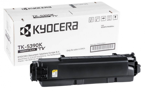 Kyocera TK-5390K Toner Black Kyocera ECOSYS PA4500cx Druckleistung 18K 1T02Z10NL0