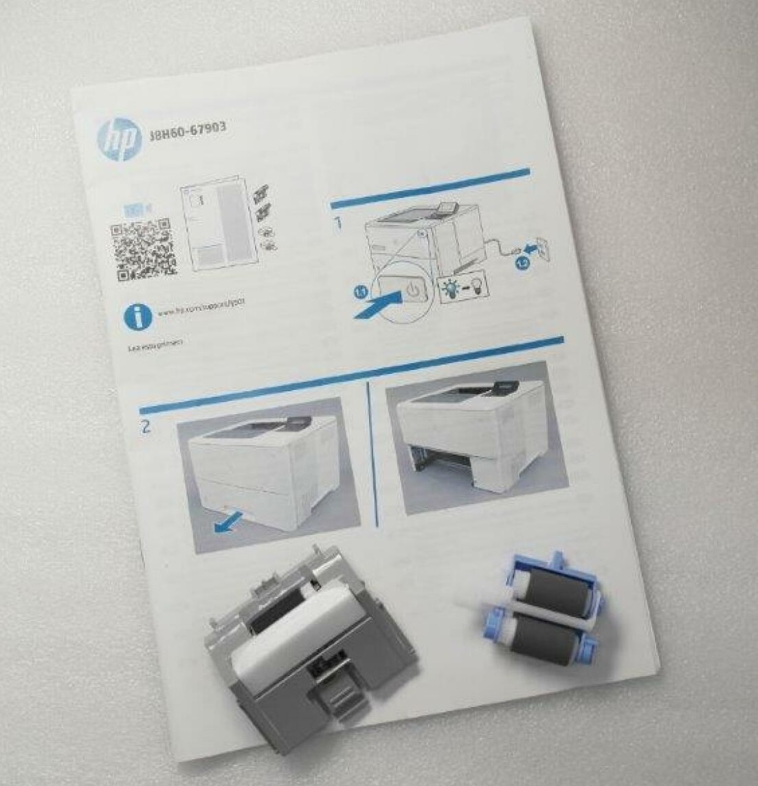 HP J8H60-67903 Pickup Roller Tray 2+3 für LaserJet Pro M501 | Toner ...