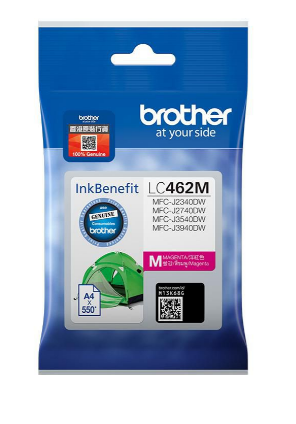 Brother LC-462M Tintenpatrone Magenta für Brother MFC-J2340DW MFC-J2740DW MFC-J3540DW MFC-J3940DW