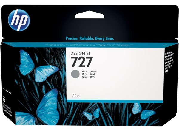 HP 727 Tinte grau für HP DesignJet T920 T930 HP DesignJet T1500 T1530 HP DesignJet T2500 B3P24A