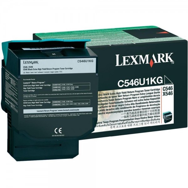 Lexmark C546U1KG Toner Black Lexmark C546 Lexmark X546 X548 Cartridge Black