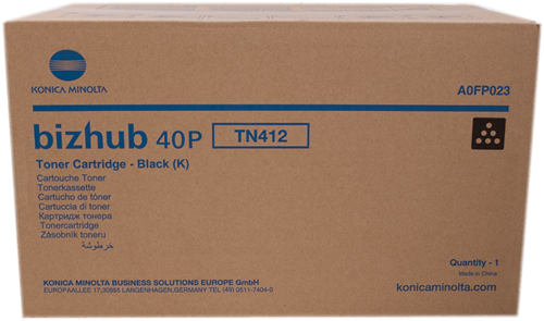 Konica Minolta TN-412 Toner schwarz A0FP023 für Bizhub 40P