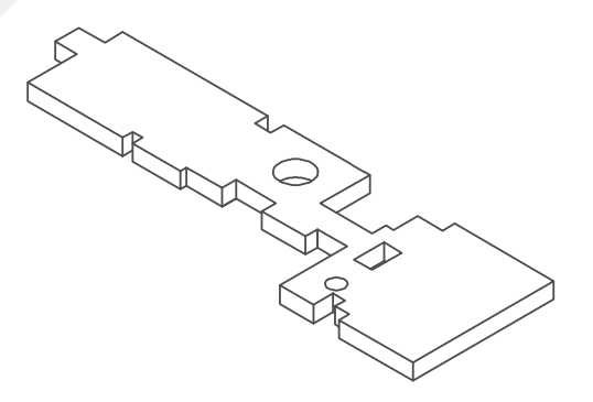 Brother D02PLR001 Ink Absorber Felt für DCP-T580DW DCP-T780DW