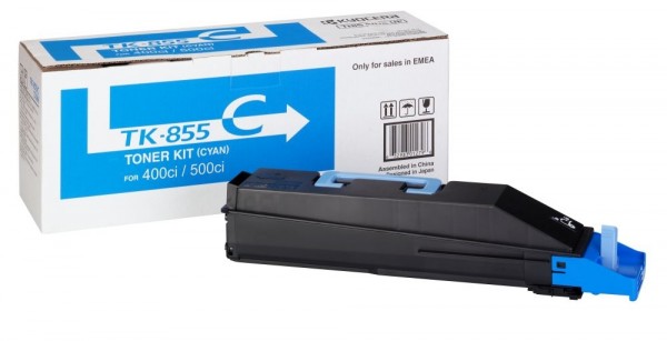 Kyocera TK-855C Toner Cyan für TASKalfa 400ci TASKalfa 500ci TASKalfa 552 1T02H7CEU0