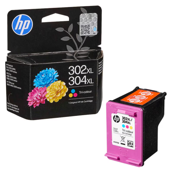 HP 302XL/304XL - 7 ml - Hohe Ergiebigkeit - Farbe (Cyan, Magenta, Gelb) - original - Tintenpatrone -