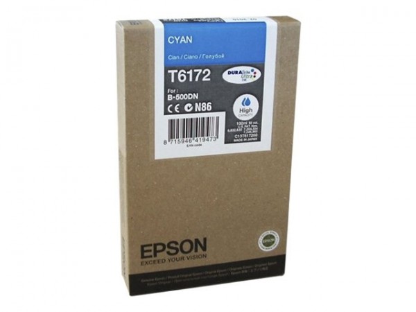 Epson T6172 Tinte Cyan hohe Kapazität 100ml Epson B-500DN Epson B-510DN