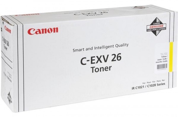 Canon C-EXV26 Toner Yellow iR-C1021 iR-C1022 iR-C1028 1657B006