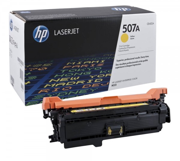 HP 507A Toner Yellow CE402A HP LaserJet Pro 500 M551 M575 M570 CE402A