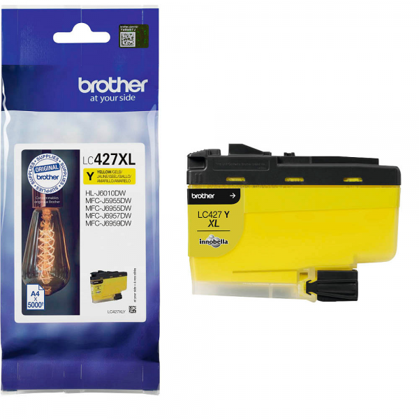 Brother LC-427XLY Tintenpatrone Yellow Brother HL-J6010DW MFC-J5955DW MFC-J6955DW MFC-J6957DW