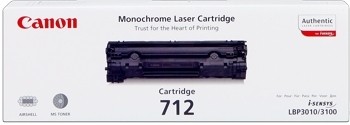 Canon 712 Toner Black 1870B002 LBP3010 LBP-3010 EP712