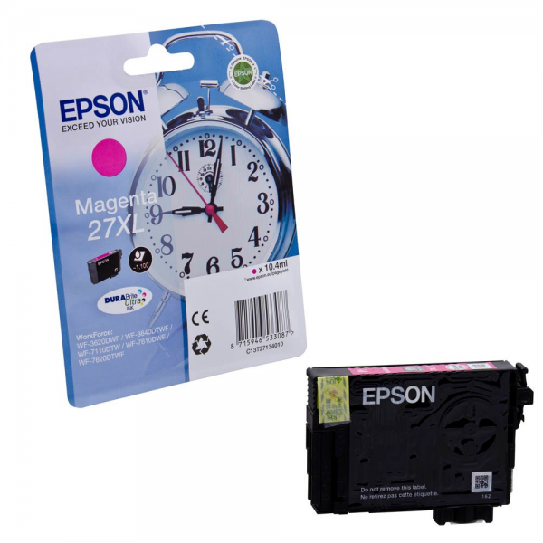 Epson T2713XL Tintenpatrone 27XL Magenta für WorkForce WF-3620DWF WF-3640DTWF