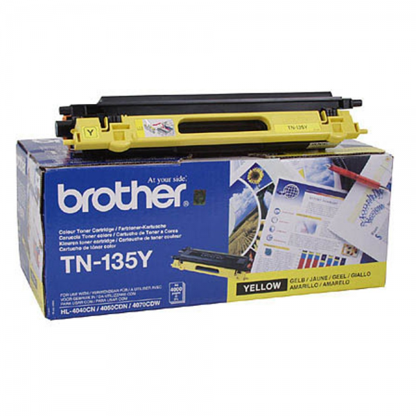 Brother TN-135Y Toner Yellow DCP9040CN DCP9045CDN HL4050CDN MFC9440CN