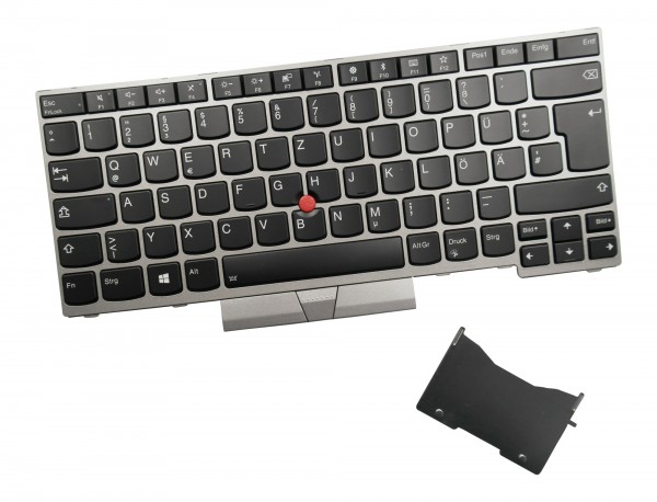 Lenovo Keyboard silver 01YN352 with Blacklight German ThinkPad E485 E490 L380 L390 T480s