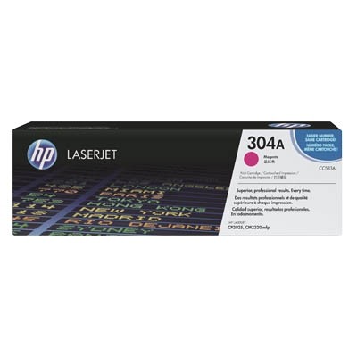 HP 304A Toner Magenta Color LaserJet CP2025, CM2320MFP CC533A