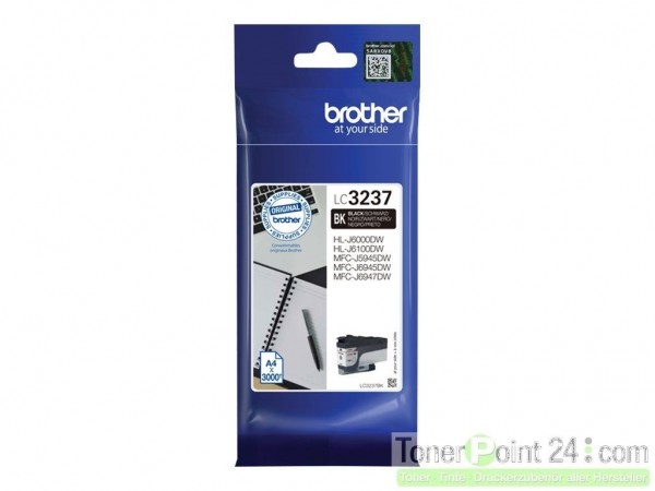 Brother LC-3237BK Tintenpatrone Black für HL-J6000DW MFC-J5945DW MFC-J6945DW MFC-J6947DW