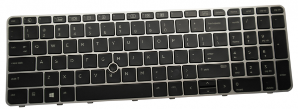 HP 836621-001N Keyboard w/Pointstick English U.S.