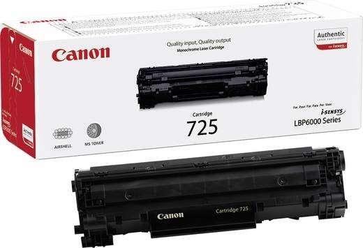 Canon Toner CRG 725 Black Canon i-Sensys LBP6000 LBP6020 3484B002 MF-3010 MF-3100