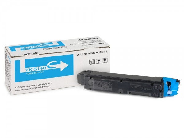Kyocera TK-5140C Toner Cyan für Kyocera ECOSYS P6130 M6030 M6530