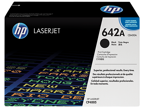 HP 642A Toner Black Color LaserJet CP4005 CP4005N CB400A