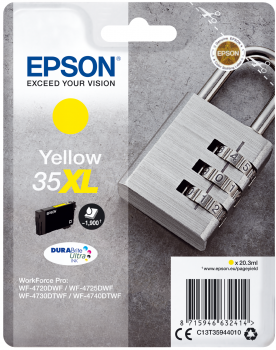 EPSON 35XL Tintenpatrone C13T35944010 Yellow WF-4720DWF WF-4730DTWF