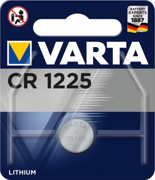 Varta CR1225 Lithium Knopfzelle 3 Volt
