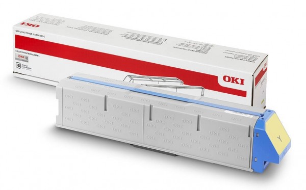 OKI Toner Yellow 45536437 OKI Pro9542 OKI Pro9542Ev Druckleistung: 24.000 Seiten