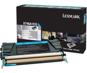 Lexmark X746A1CG Toner cyan für X746de X748de X748dte