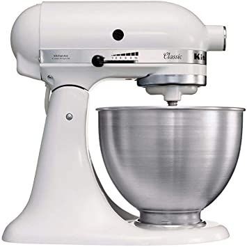 KITCHENAID 5K45SSEWH Classic Küchenmaschine Weiß