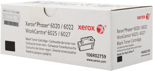Xerox 106R02759 Toner schwarz für Phaser 6020 6022 WorkCentre 6025 6027