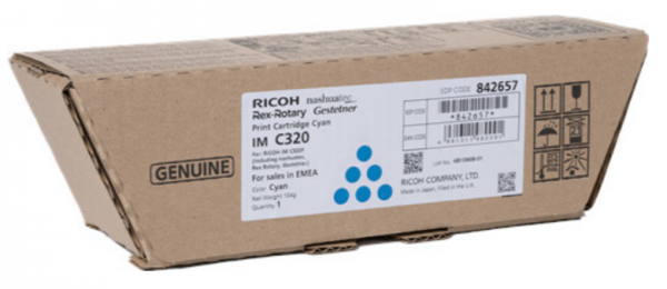 Ricoh 842657 Toner Cyan für M C320FW