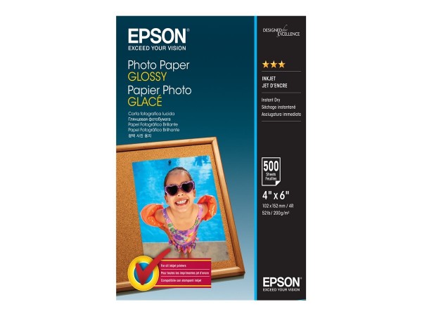 EPSON S042549 Photopapier Glossy 10x15cm 500 Bogen