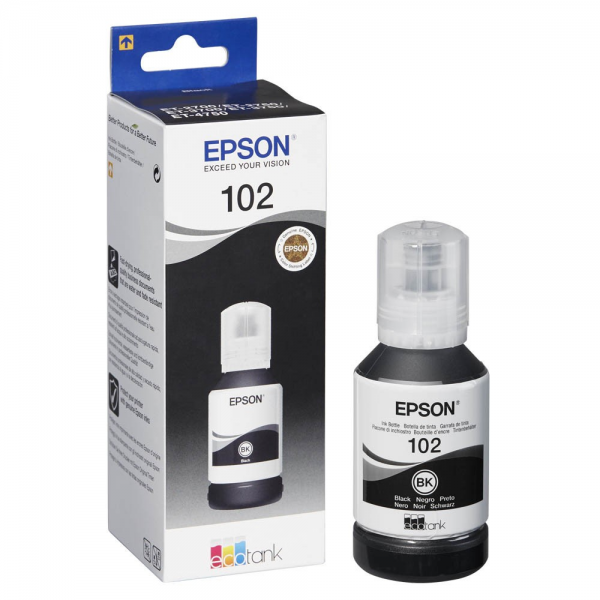 Epson T03R140 Tintenpatrone 102 black für EcoTank ET-2700 ET-2750 ET-3700 ET-3750 ET-4750