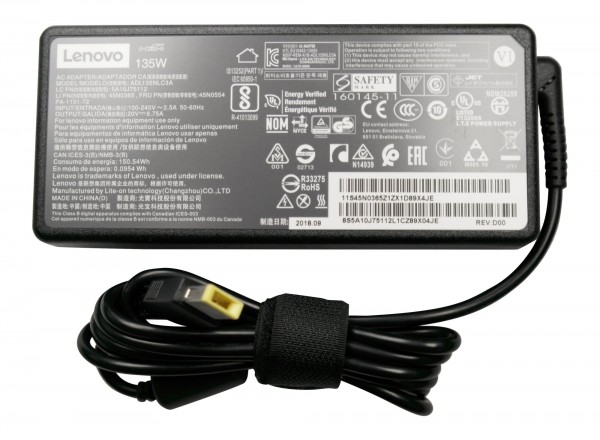 Lenovo AC Adapter 01FR042 135 Watt