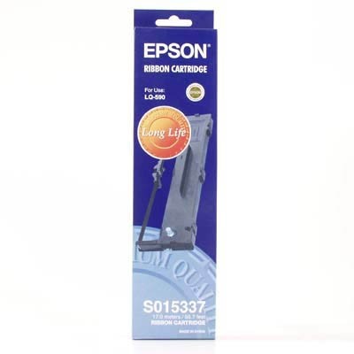 Epson Farbband Black für Epson LQ-590 590IIN Nadeldrucker Ribbon C13S015337