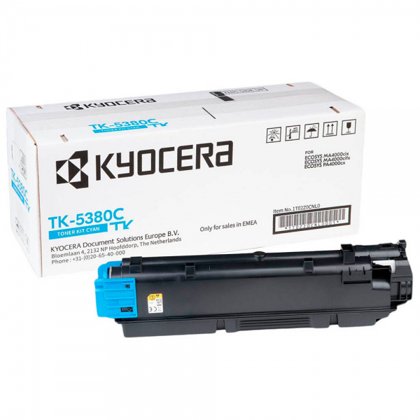 Kyocera TK-5380C Toner Cyan ECOSYS MA4000cix MA4000cifx ECOSYS PA4000cx