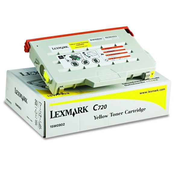 Lexmark 15W0902 Original Toner yellow C720 C720dn C720n X720 MFP Sonderpreis