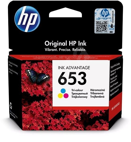 HP Tintenpatrone 653 tricolor 3YM74AE für Deskjet Plus Ink Advantage 6075 6475