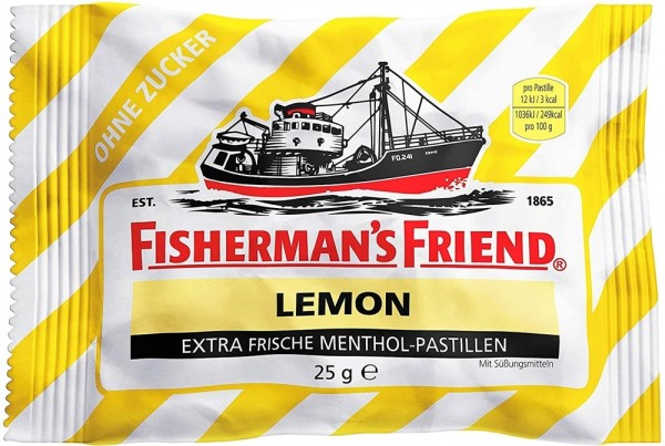 Fisherman''s Friend Lemon Zitrone und Menthol Geschmack
