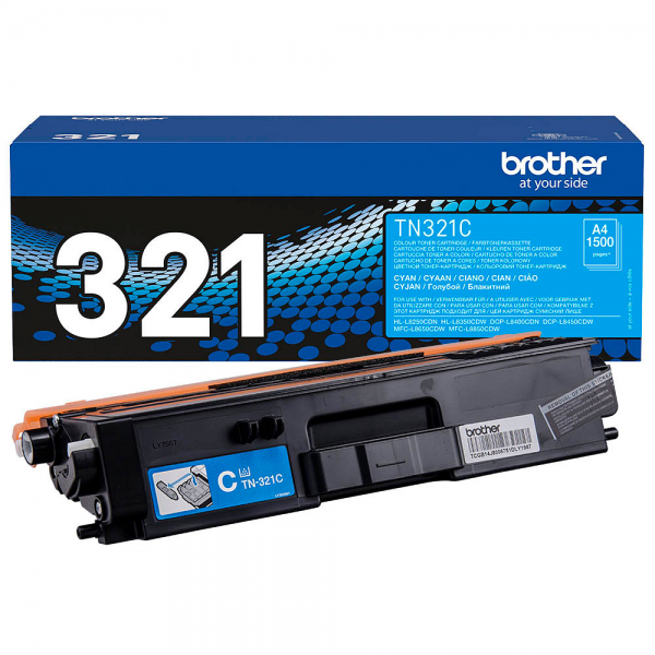 Brother TN-321C Toner Cyan HL-L8250CDN L8350CDW MFC-L8650 L8850 DCP-L8400