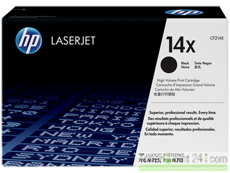 HP 14X Toner Black HP LaserJet Enterprise 700 MFP M712DN M725 CF214X