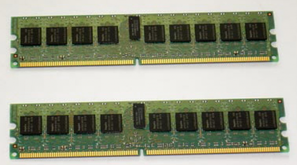 IBM 39M5809N Memory 2GB PC2-3200 2x1GB ECC Chipkill